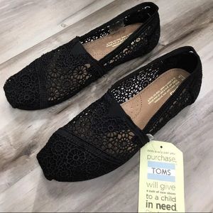 Brand new crochet TOMS